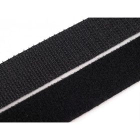 Tépőzár, 3 cm széles, fekete színű 