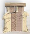 3 részes krepp ágynemű garnitúra extra hosszú 140x220 cm - rózsa mintás 3 részes krepp ágynemű garnitúra extra hosszú 140x220 cm - rózsa mintás