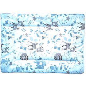   Lapos ovis  kispárna - 38x48 cm / Barna - Szürke aranyos Erdei állat Elfordított mintás