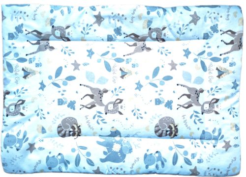 Lapos ovis  kispárna - 38x48 cm / Barna - Szürke aranyos Erdei állat Elfordított mintás