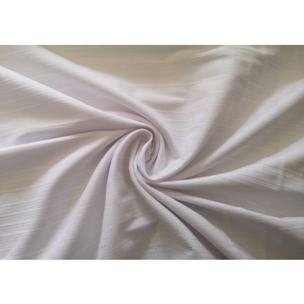Fehér színű lurex csíkos elasztikus puplin textil - 150 x 180 cm