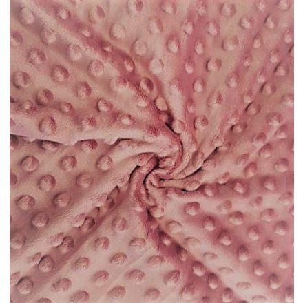 Minky textil -  Mályva rózsa színben - 350 gr/m2 - 160 cm széles