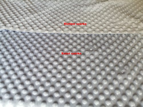Ezüst szürke színű minky - méterárú 165 cm széles 350gr/m2
