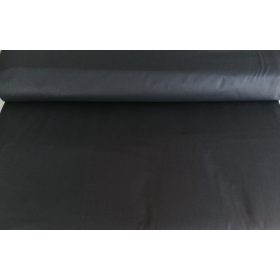 Fekete színű 100% pamutvászon 160 cm széles 