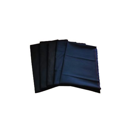 Fekete - Kék színű maradék Minőségi Szövet csomag  - 5 db-os