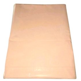 Halvány barack színű pamutvászon lepedő 150x220 cm