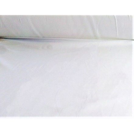 Egyszínű  pamutvászon - lepedővászon 220 x 35 cm széles  - Fehér