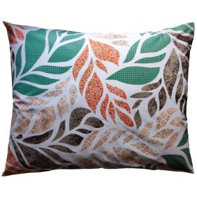 Színes Levél mintás - Pamut Nagypárna Huzat - 70x90 cm