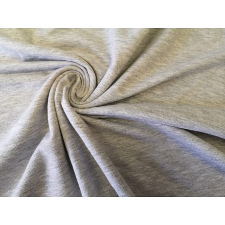 Világosszürke melange nem bolyhos futter textil  - 165 x 45 cm 