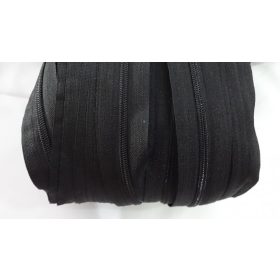 Spirál méter cipzár - húzózár RT0 5 mm-es fekete.