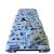 Piros alapon rózsa mintás muszlin jellegű textil - 140 cm