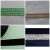 Zöld - fehér kockás textil szalag 12 mm széles.
