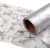 Halványszürke szatén szalag csillogó ezüst színű motívummal - 14 cm széles, egyoldalas.