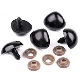 Fekete biztonsági orr 15x22 mm