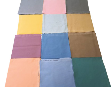 Kék - szürke vegyes patchwork pamutvászon csomag 2 kg (4)