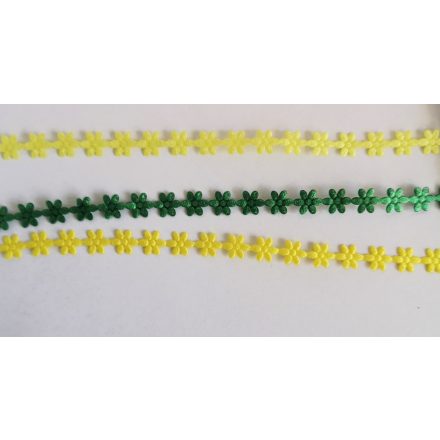 Akciós virág mintás dekorációs szalag csomag - 6 mm
