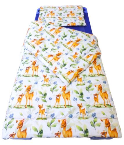 Ovis ágynemű garnitúra 2 részes 90x130 cm -  Őzike - kis gida mintás