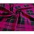 Pink - fekete kockás rugalmas futter textil  - 170 x 65 cm  