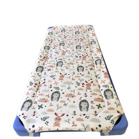 Sünis - nyuszis óvodai gumifüles lepedő  55x130 cm