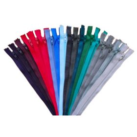    RT0 20 cm zárt műanyag spirál fogú 18 db -os cipzár csomag / Vegyes Színkavalkád