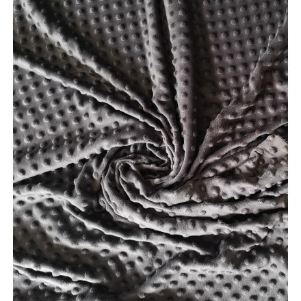 Grafit szürke minky textil 350 gr/m2 - 160 cm széles