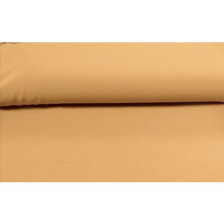 Mustár színű, elasztikus műszálas textil - 145 cm