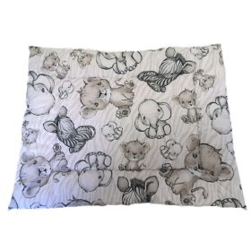 Ovis lapos párna -  38x48 cm / szürke szafari kölyök