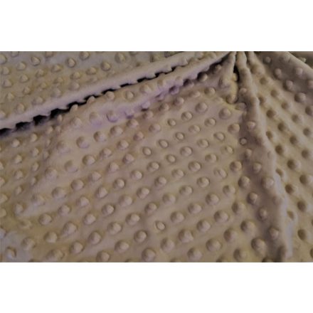 Minky textil - méteráru - 350 gr/m2 160 cm - világos barna