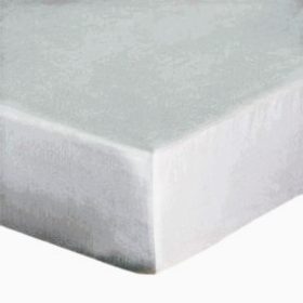   Gumis lepedő pamutvászon alapanyagból 90x200 cm - halványszürke