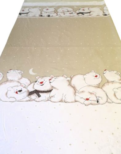 Pamutvászon textil -  160 cm / jegesmedvék