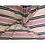 Rózsaszín - sötétkék - mályva csíkos rugalmas jersey textil  /  170 x 75 cm