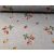 Szürke melange alapon hímzett eper mintával Maradék jacquard textil - 160 x 90 cm