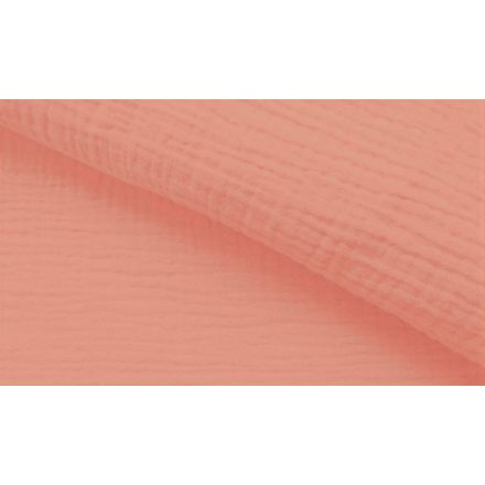 Dupla géz / Muszlin textil   -  Farmerkék színben 155 x 35 cm 