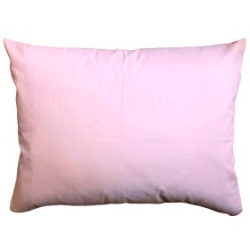   Egyszínű - Pamut Kispárna huzat  - Babarózsaszín /  40 x 50 cm