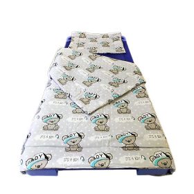   2 részes ovis 90x130 cm ágynemű garnitúra - szürke boy koala