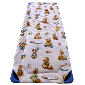   Töltött gumifüles lepedő - 	Erdei állatok ajándék csomagokkal - 55x130 cm méretben