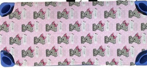 Gumifüles lepedő óvodai fektetőre - rózsaszín koala - 58x130 cm 