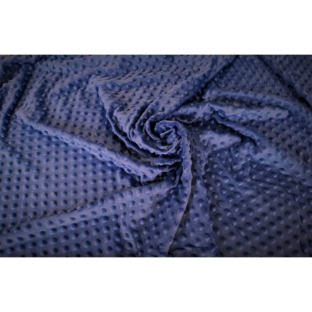 Minky textil - Kobaltkék színü  -  350 gr/m2  - 160 cm