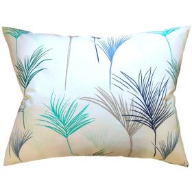 Nagypárna huzat -70x90 cm / Színes Pálmalevél mintás 