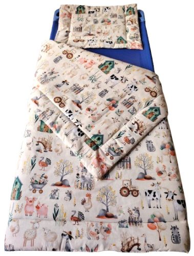 Ovis ágynemű garnitúra 2 részes 90x130 cm -  Farmon élő állatok mintával
