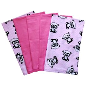   Kispárna huzat csomag I. Osztályú  - Rózsaszín és Pöttyös Panda / 69.szám