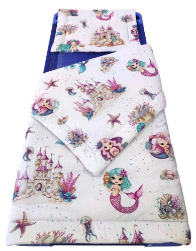 Ovis ágynemű garnitúra szett 2db-os - 90x130 cm / Sellő - Kastély mintás