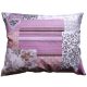 Pamut Kispárna huzat  - Mályva Patchwork mintás