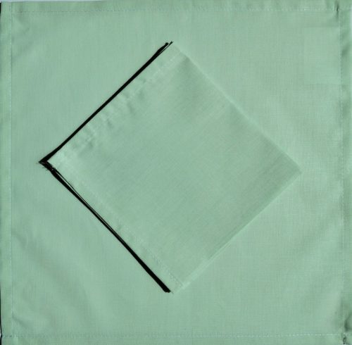 Textil szalvéta - 30x30 cm / Egyszínű Halvány Pasztell Zöld