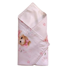   Környezetbarát Újraszalvéta / Fehér alapon Édes Balerínák mintával  - 28x28cm 