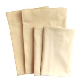   Pamut Párnahuzat Szett - 4db-os / Egyszínű - Halvány Sárga