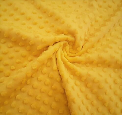 Minky mardék textil - Sárga színű  160 x 50 cm  