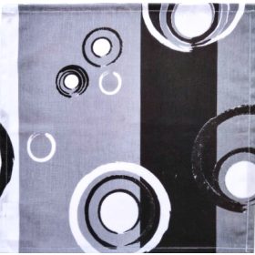   Szürke - Fekete színű Buborék mintás textil szalvéta - 30x30 cm