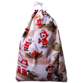 Ovis Tornazsák cuki Tűzoltó állatok mintával - 30x40 cm