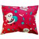 Piros alapon Télapó mintás / Karácsonyi  kispárna huzat - 40 x 50 cm